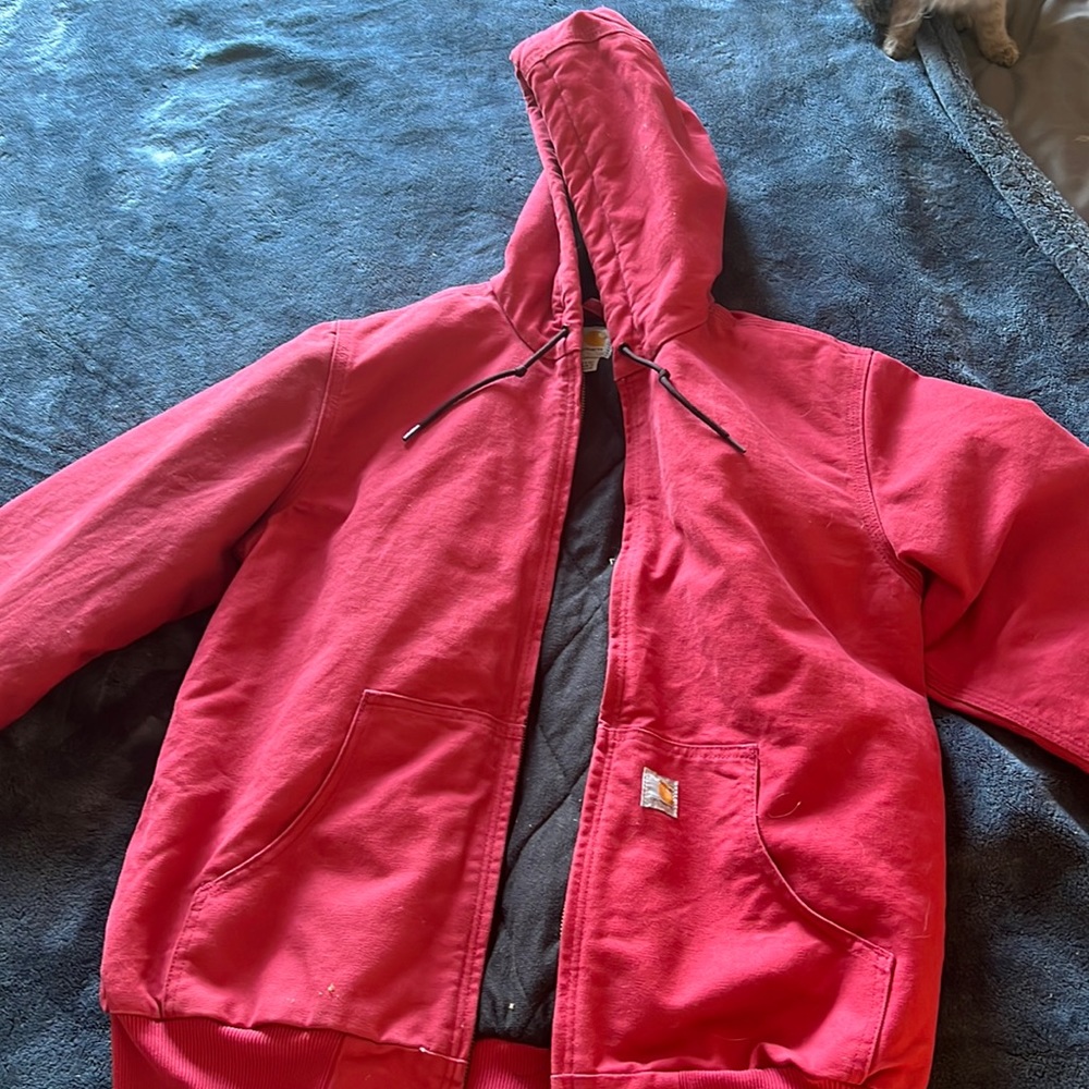 Women’s Pink Carhartt Jacket Size Small Like New